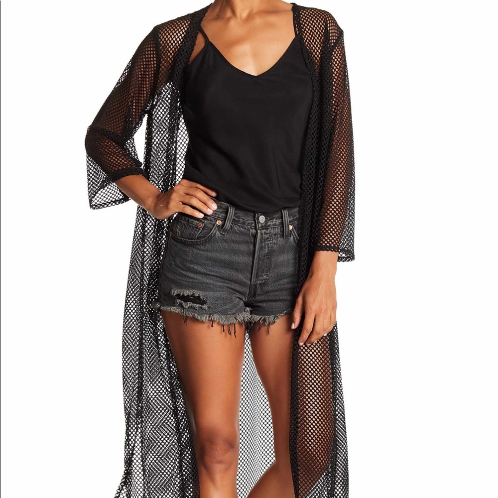 Mesh Cardigan